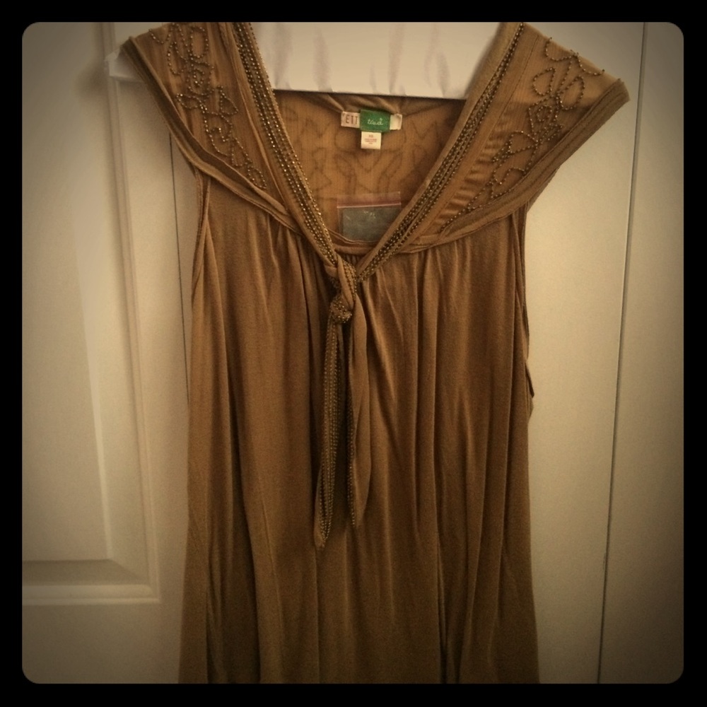 Anthropologie blouse - loose-fit, sleeveless top